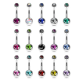 BS01002-F Piercing do pupíku - banánek