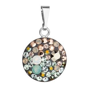 EG1081-CHM Stříbrný přívěšek s kameny Crystals from Swarovski® Chameleon