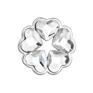 EG1094 Stříbrný přívěšek se srdíčky Crystals from Swarovski®