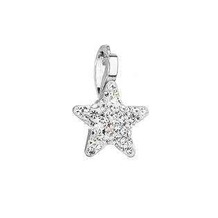 EG1167 Stříbrný přívěsek s krystaly Crystals from Swarovski® hvězdička