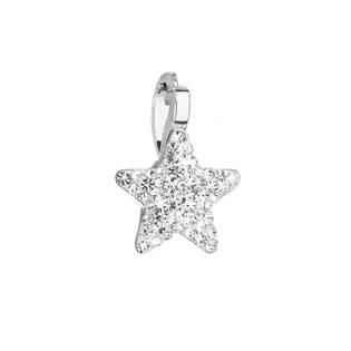 EG1176-CR Stříbrný přívěsek s Preciosa krystaly, Crystal