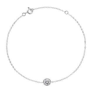 EG1898 Stříbrný náramek AMELIA moissanite