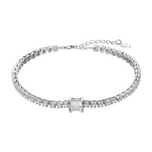EG1903 Stříbrný tenisový náramek CHLOE moissanite