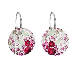EG2055-SL Stříbrné náušnice s krystaly Crystals from Swarovski® Sweet Love