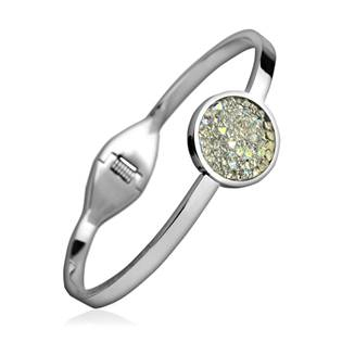 LV7001-AB Ocelový náramek s krystaly Crystals from Swarovski® CRYSTAL AB