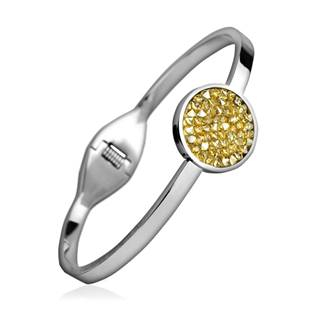 LV7001-GOL Ocelový náramek s krystaly Crystals from Swarovski® GOLDEN SHADOW