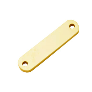 OK1315-GD Zlacená ocelová destička 5 x 22 mm