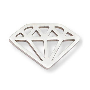 OK1407-ST Ocelový přívěšek - diamant