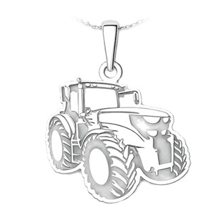 PA1313 Stříbrný přívěsek traktor