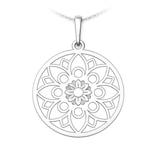 PA1534 Stříbrý přívěsek mandala