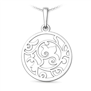 PA1551 Stříbrný přívěsek s ornamenty