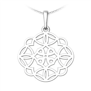 PA1643 Stříbrný přívěsek mandala