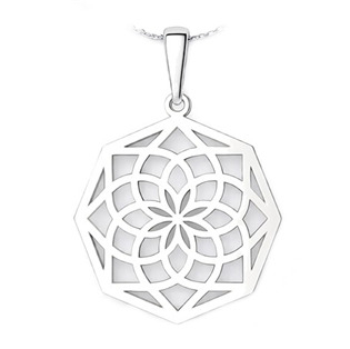 PA1776 Stříbrný přívěsek mandala