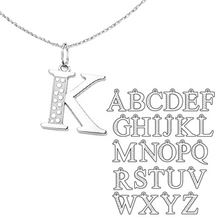 PA1807/F Stříbrný přívěsek písmeno abecedy