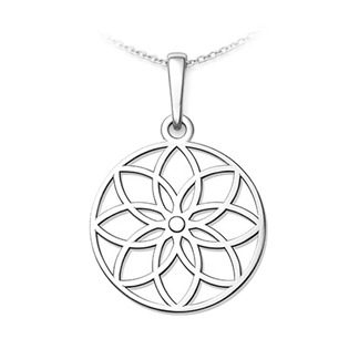 PA1845 Stříbrný přívěsek mandala