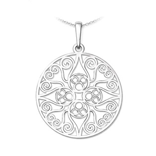 PA1875 Stříbrný přívěsek mandala
