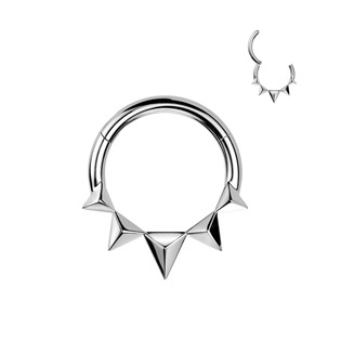 SG121-ST Ocelový kruh - helix / cartilage / septum piercing