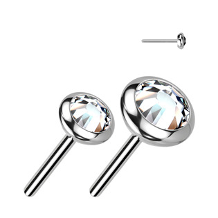 TIT1242C-030 Náhradní kamínek k PUSH IN piercingu TITAN