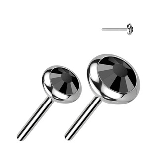 TIT1242K-030 Náhradní kamínek k PUSH IN piercingu TITAN