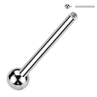 TIT1572-1616 Náhradní tyčka k piercingu do jazyku TITAN, 1,6 x 16 mm