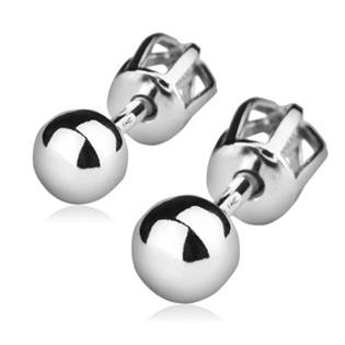 ZB2346 Stříbrné náušnice pecky 4 mm